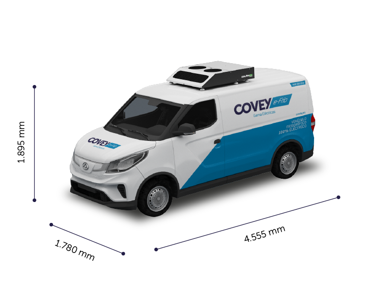 Maxus eDeliver 3 SWB Frigorífico Medidas