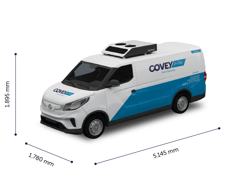 Maxus eDeliver 3 LWB Frigorífico Medidas